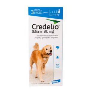 Credelio - Perros de 22 - 45 kg x 3 Tabletas